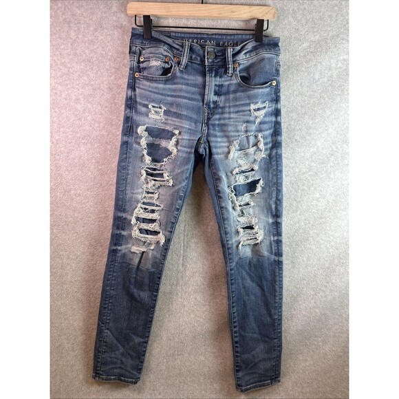 American Eagle Outfitters Other - American Eagle Men's Jeans Denim Air Flex 360 Skinny W29 L30 Stretch Distressed